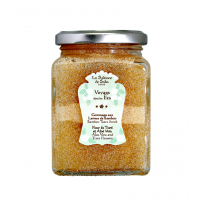 Gommage aux larmes de bambou Fleur de tiaré & Aloe véra