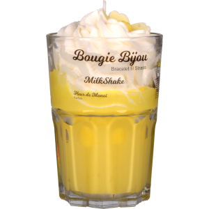 Bougie milkshake avec bijou