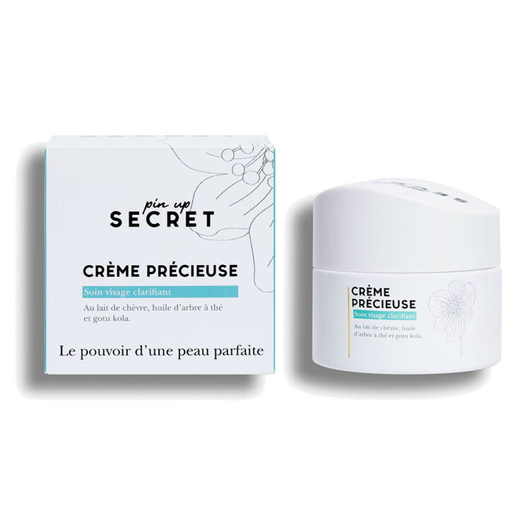 Masque Visage Au Lait De Chèvre Pin Up Secret 110g - Soin Nourrissant, Neuf